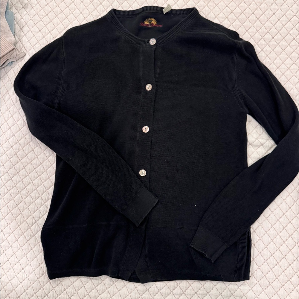 Black Button-Up Cardigan